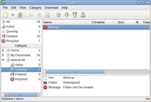 uGet Download Manager