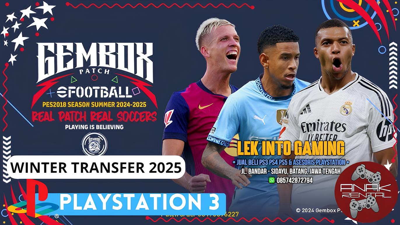Gembox Patch: Revolusi Dunia PES di Konsol PS3