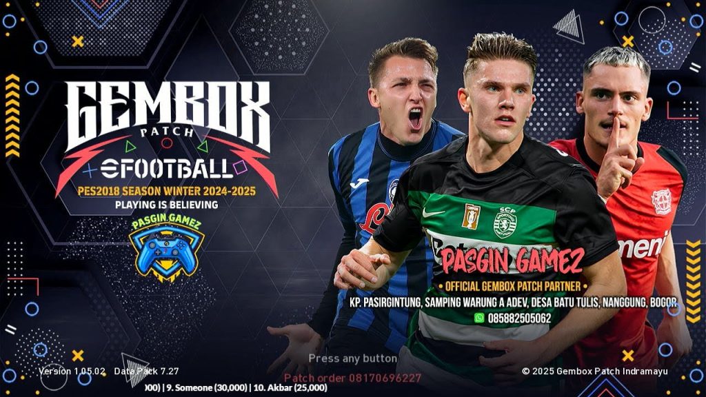 Gembox Patch PES 2024/2025 PS3 PKG HEN Terbaru